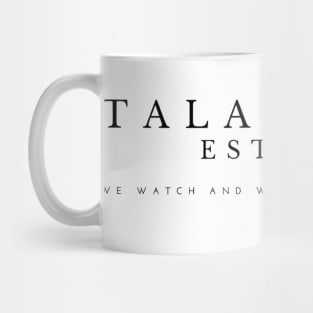 Talamasca black font Mug